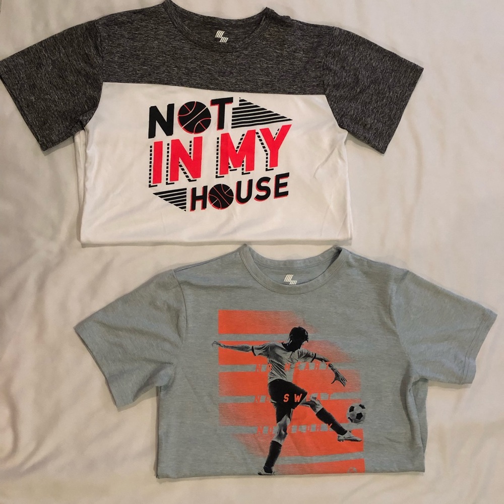Children’s Place Sport Athletic Shirts, Boys Youth 10/12. Excellent condition